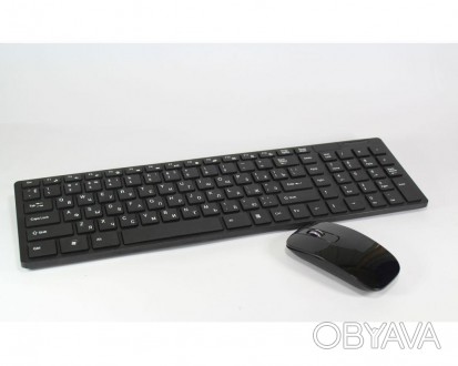 Мышка + клавиатура KEYBOARD wireless k06, комплект беспроводной клавиатура мышка. . фото 1