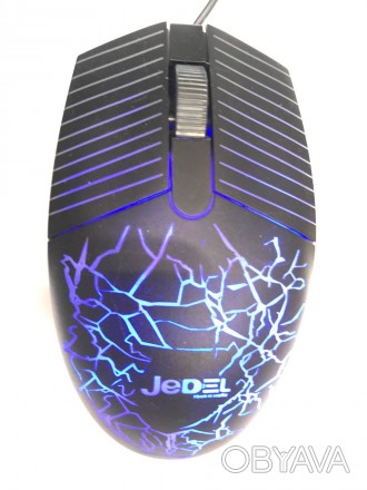 Jedel CP75 USB Black - удобная легкая мышь, с отменной эргономикой. Среди её дос. . фото 1