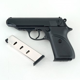 Стартовий пістолет SUR 2608 black - дозволена турецька копія Walther PP/PPK, що . . фото 3