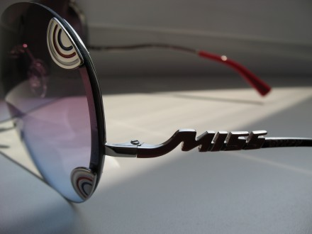 Женские солнцезащитные очки "стрекоза" MISS SIXTY. Арматура металличес. . фото 10