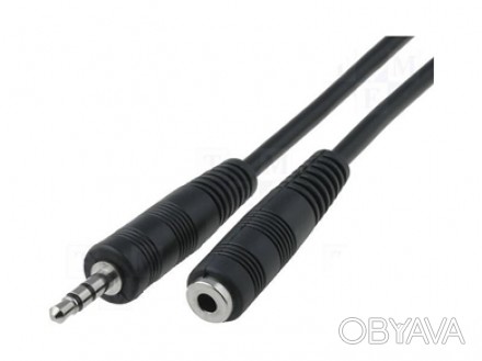 Аудио-кабель 3.5 jack/M/F (удлинитель) 1.5м CA-1111. . фото 1