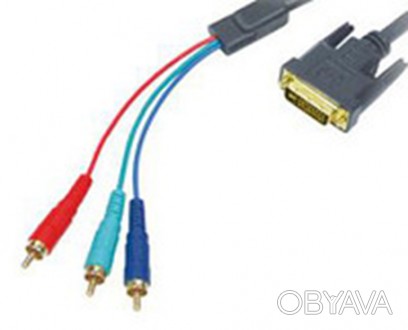  Компьютерный кабель DVI-3RCA, 3 м CV-1251 . . фото 1