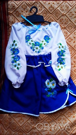 Вышиванка для девочки 6 - 7 лет костюм, Вишиванка дічинці 6 - 7 років. . фото 1