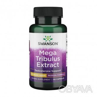  Mega Tribulus Extract от Swanson повысит либидо, натуральный экстракт для подде. . фото 1