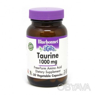  Taurine 1000 mg від Bluebonnet містить амінокислоту в найчистішою кристалічної . . фото 1