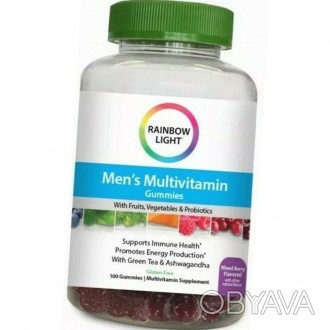 
Men's Multivitamin Gummies от Rainbow Light содержит все жизненно важные витами. . фото 1