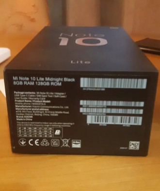 Продам Xiaomi Mi Note 10Lite 8/128GB в идеальном состоянии.Использовался в
прот. . фото 9
