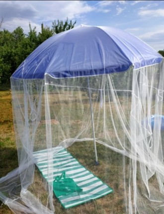 Антимоскитная сетка палатка от насекомых.
Размер сетки: 
 Длина: 200см
Ширина. . фото 5