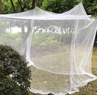 Антимоскитная сетка палатка от насекомых.
Размер сетки: 
 Длина: 200см
Ширина. . фото 1