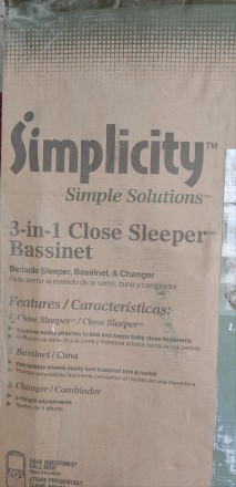 Simplicity 3-in-1 close-sleeping bassinet
Колыбель Simplicity 3 в 1

Simplici. . фото 4