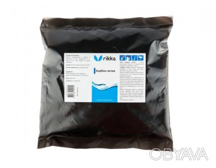 Карбон актив Rikka 200 г, 10 мешочков, активированный уголь в гранулах для очище. . фото 1