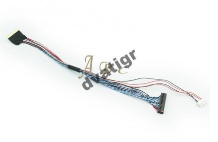 LVDS кабель для Led матриц, длина 25см IPEX 40 Pins 0.5mm 
для 9"- 15,6&qu. . фото 3
