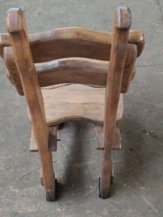 Продам стулья б у  для летней террасы  в этно-стиле.
Стул бу из массива дуба, г. . фото 3