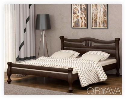 Купить двуспальную кровать Даллас 
Кровать из дерева - наиболее приемлемый вариа. . фото 1