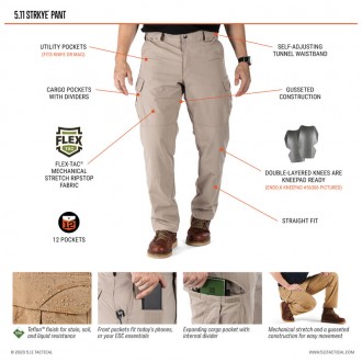Наші новітні широкодіапазонні багатоцільові штани Stryke Pant від 5.11 виготовле. . фото 8