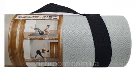 Коврик для йоги/фитнеса с ремнем для переноски от немецкого бренда Crivit.
Коври. . фото 3
