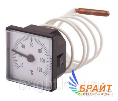 
Термометр с выносным датчикомSD176 0-120°C 48x48мм
Капиллярный термометр в квад. . фото 1