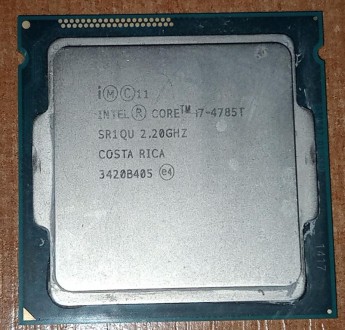 Процесор Intel Core i7-4785T 4×2.20 GHz 8Mb s1150. Нововолынск. фото 1 Процесор Intel Core i7-4785T 4×2.20 GHz 8Mb s1150. Нововолынск. фото 1