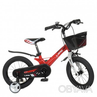 Велосипед детский 14д. WLN 1450 Hunter - выглядит красиво и современно, спереди . . фото 1