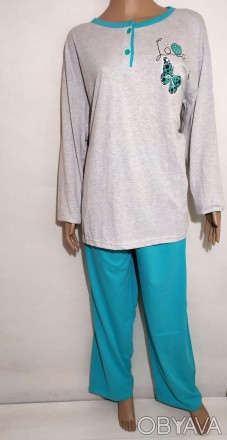 Женская пижама, производство Турция.
Для пошива использовалась мягкая и приятная. . фото 1