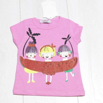 Детская футболка для девочки, Отичный дизайн, посадка, красивые расцветки и рису. . фото 3