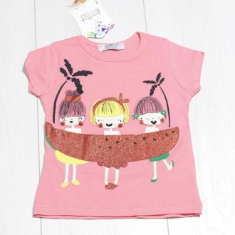 Детская футболка для девочки, Отичный дизайн, посадка, красивые расцветки и рису. . фото 4