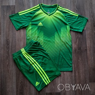 Форма футбольная Adidas зеленая BR
Комплект : Футболка + Шорты
Мы делаем нанесен. . фото 1