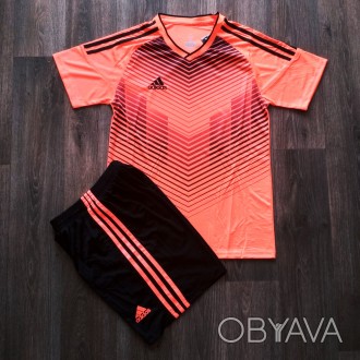 Форма футбольная Adidas малиново-черная BR
Комплект : Футболка + Шорты
Мы делаем. . фото 1