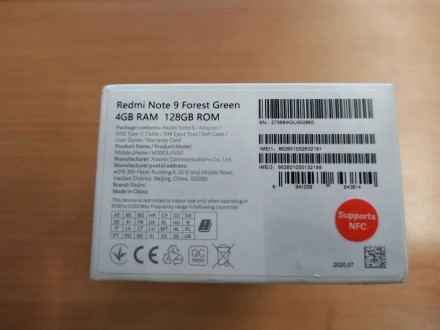 Xiaomi Redmi Note 9 4/128GB Forest Green
Смартфон в хорошем состоянии. Все рабо. . фото 5