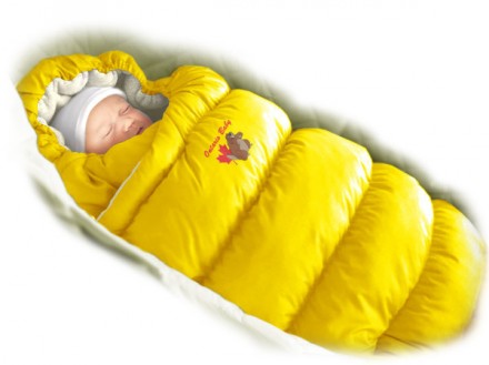 Пуховий конверт-ковдра на фланелі для новонароджених "Inflated" Ontario Baby. Різні кольори. Жовтий. Київ. фото 1 Пуховий конверт-ковдра на фланелі для новонароджених "Inflated" Ontario Baby. Різні кольори. Жовтий. Київ. фото 1