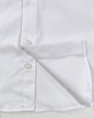 Шведка белая школьная однотонная для мальчиков короткий рукав. Рубашка самая нео. . фото 4