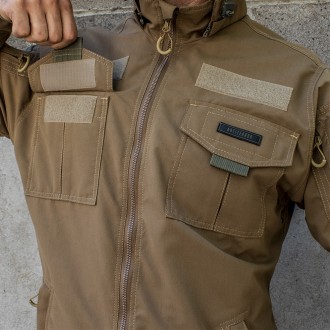 
Куртка - ветровка, серия (ANTITERROR II), в расцветке COYOTE (койот) с подкладк. . фото 4