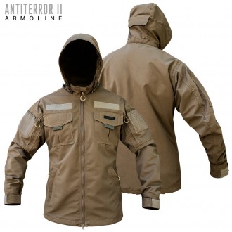 
Куртка - ветровка, серия (ANTITERROR II), в расцветке COYOTE (койот) с подкладк. . фото 3