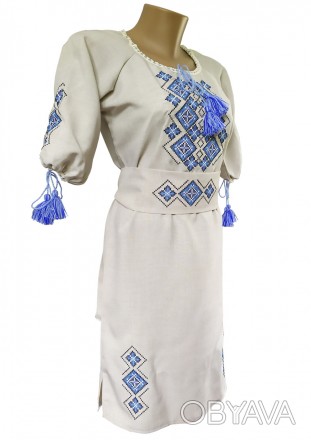 Платье подросток вышитое
рукав 3/4
размер "Украинский" 40-44
Орнамент - Празднич. . фото 1