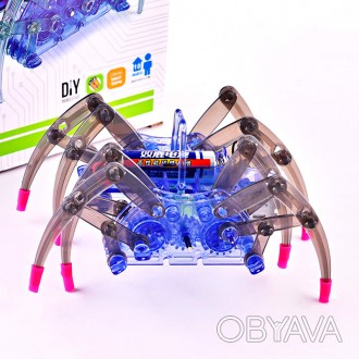 Сборка подвижного само передвигающегося робота паука уникальное занятие для Ваше. . фото 1