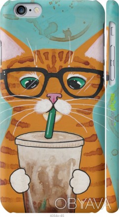 Чехол "Зеленоглазый кот в очках" для iPhone 6sПредставляем Вашему вниманию дизай. . фото 1