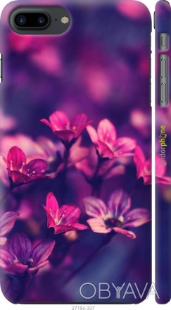Чехол "Пурпурные цветы" для Apple iPhone 7 PlusПредставляем Вашему вниманию диза. . фото 1