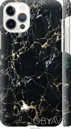 Чехол "Черный мрамор" для Apple iPhone 12Представляем Вашему вниманию дизайнерск. . фото 1
