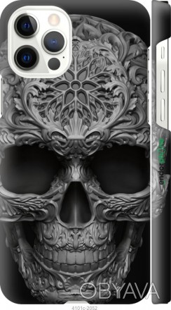 Чехол "skull-ornament" для Apple iPhone 12Представляем Вашему вниманию дизайнерс. . фото 1