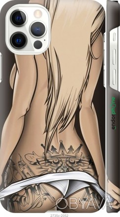 Чехол "Девушка с татуировкой" для Apple iPhone 12Представляем Вашему вниманию ди. . фото 1