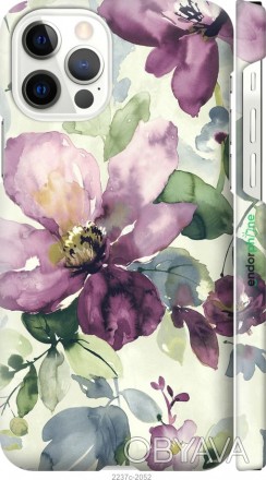 Чехол "Цветы акварелью" для Apple iPhone 12Представляем Вашему вниманию дизайнер. . фото 1