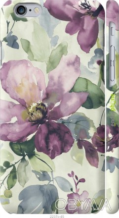 Чехол "Цветы акварелью" для iPhone 6sПредставляем Вашему вниманию дизайнерские ч. . фото 1