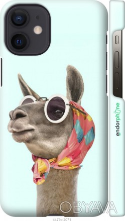 Чехол "Модная лама" для Apple iPhone 12 MiniПредставляем Вашему вниманию дизайне. . фото 1