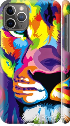 Чехол "Разноцветный лев" для Apple iPhone 11 ProПредставляем Вашему вниманию диз. . фото 1
