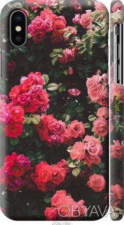 Чехол "Куст с розами" для Apple iPhone XSПредставляем Вашему вниманию дизайнерск. . фото 1