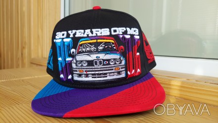 Кепка (Snapback) BMW M3 anniversary з США (кольорова)