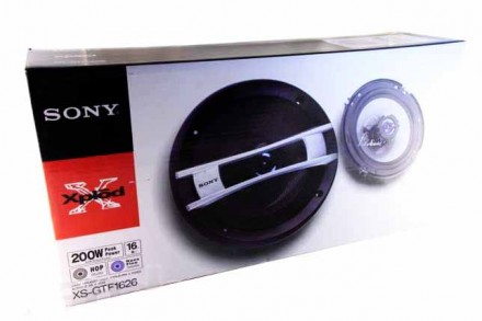 Автомобильная акустика колонки SONY XS-GTF 1626 (200W) 2х полосные
Технические . . фото 3