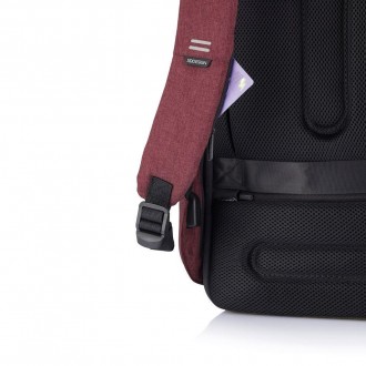 Стильный высококачественный рюкзак-антиворBobby Hero Small красного цвета- с уни. . фото 9