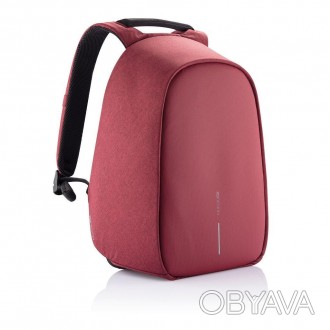 Стильный высококачественный рюкзак-антиворBobby Hero Small красного цвета- с уни. . фото 1