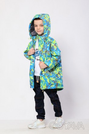 Куртка для мальчиков 5 — 8 лет с абстрактным принтом
Яркая и стильная куртка для. . фото 1
